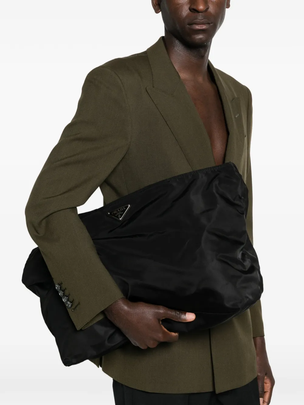 Prada triangle-logo tote bag | Image 2