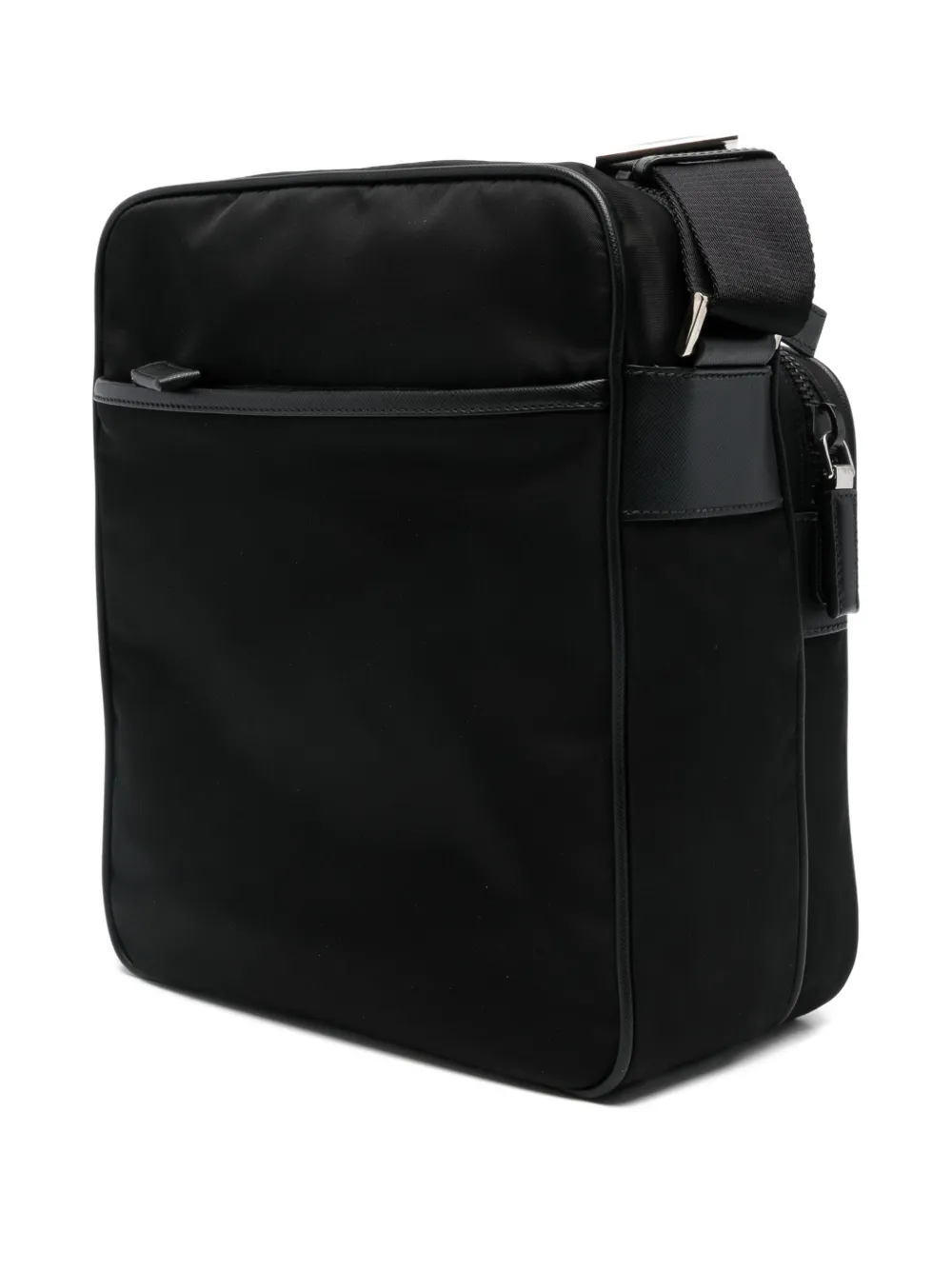 triangle-logo messenger bag