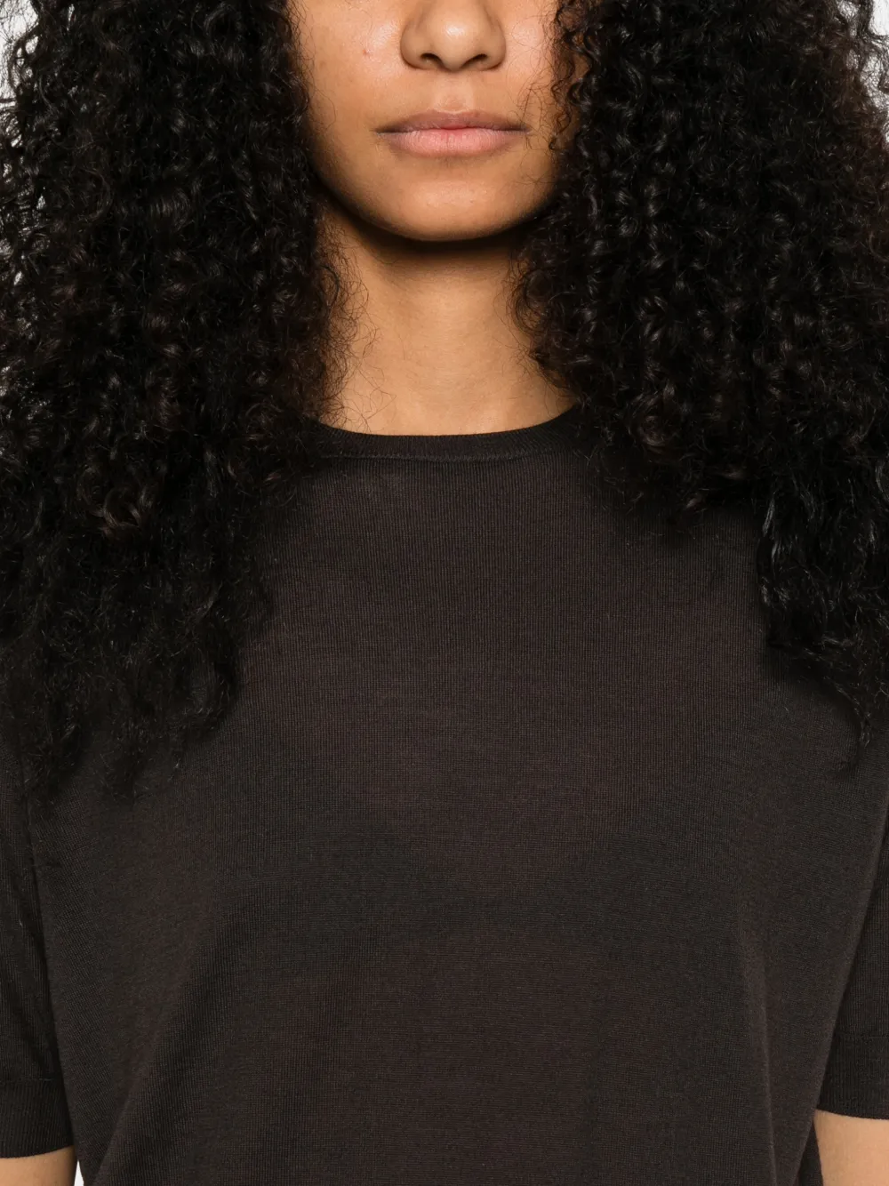 Prada T-shirt met korte mouwen Bruin