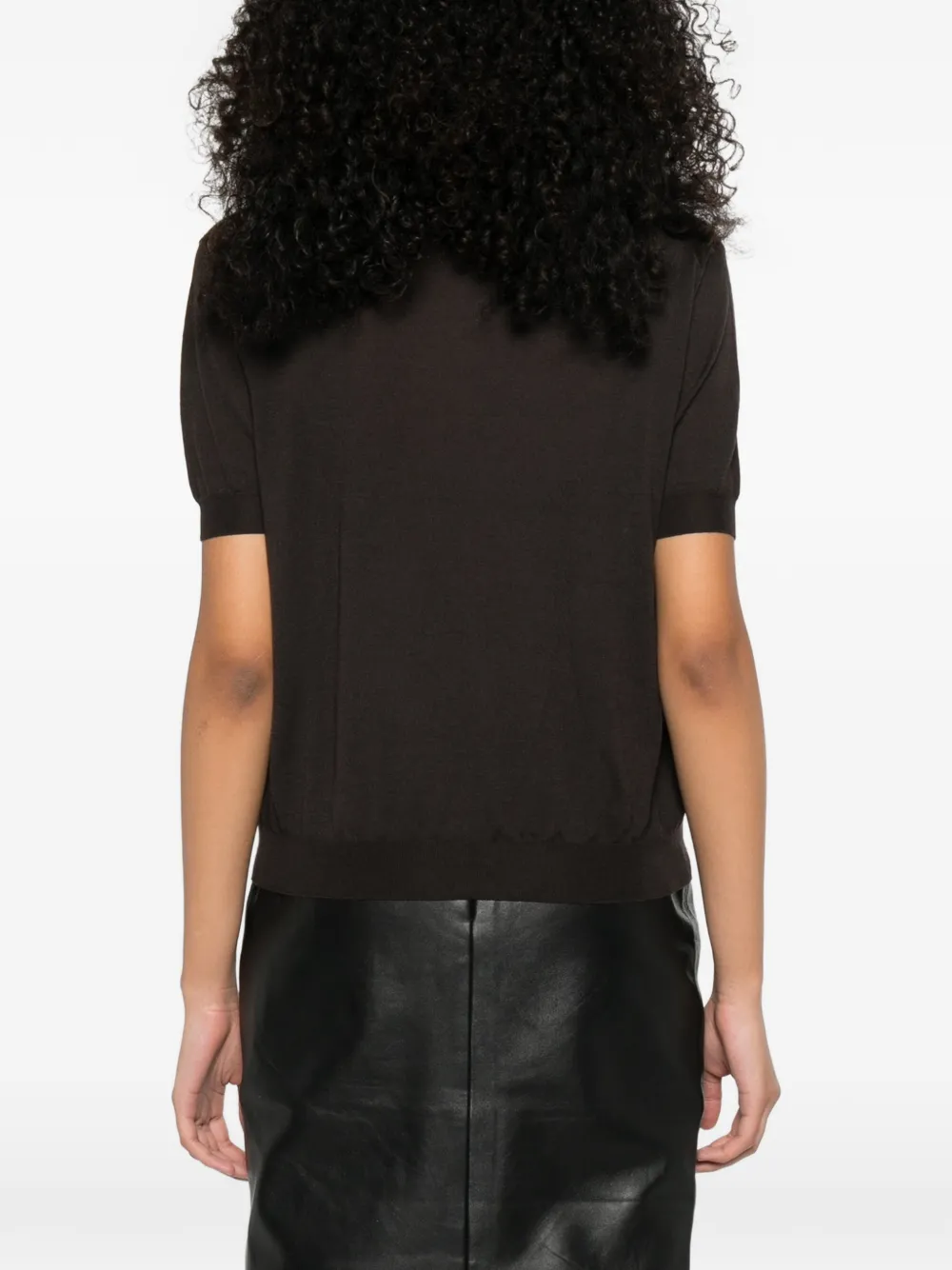 Prada T-shirt met korte mouwen Bruin