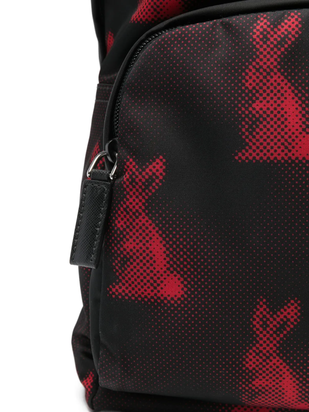 Prada Rugzak met konijnenprint Zwart