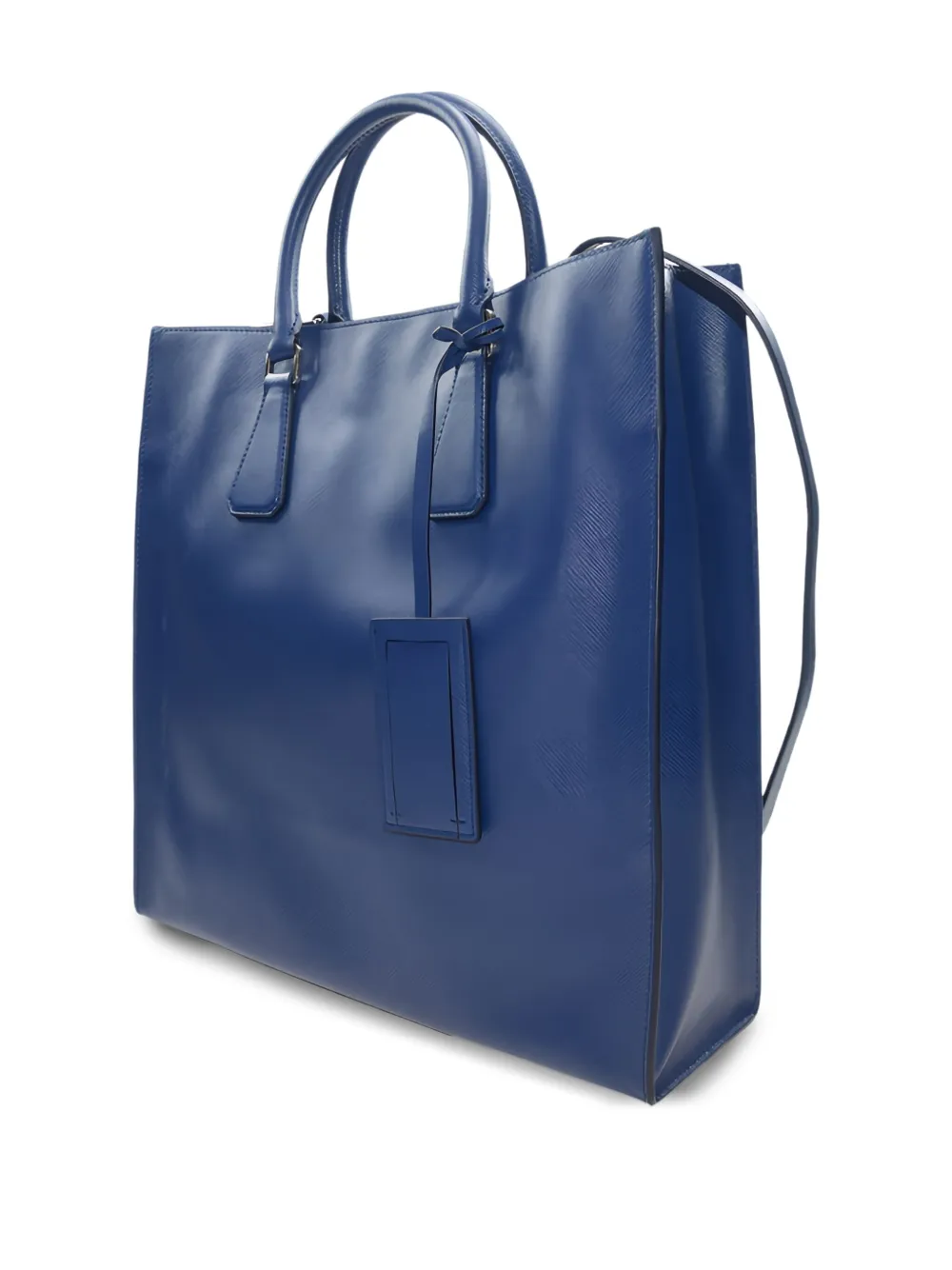 Prada Leren shopper Blauw