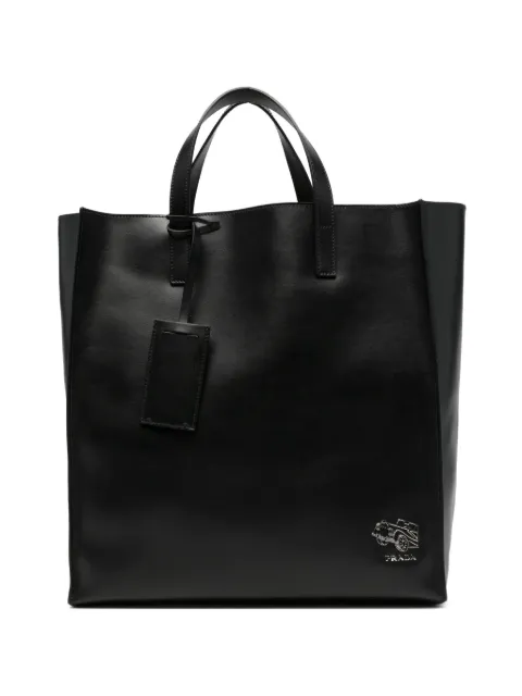 Prada leather tote bag