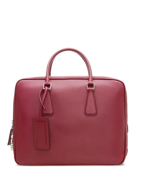 Prada top-handles leather briefcase