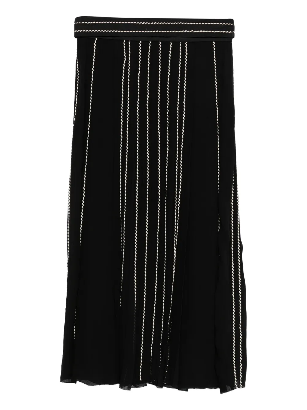 Prada crystal-embellished skirt - Zwart