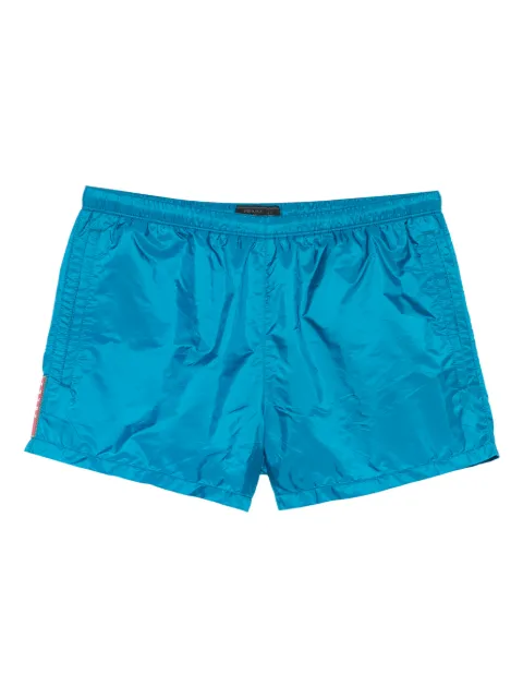 Prada shorts de playa con cordones en la pretina