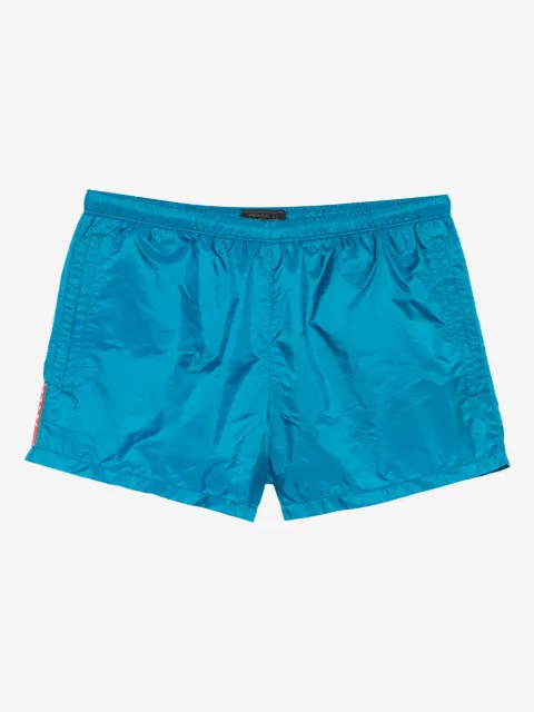 Prada shorts de playa con cordones en la pretina