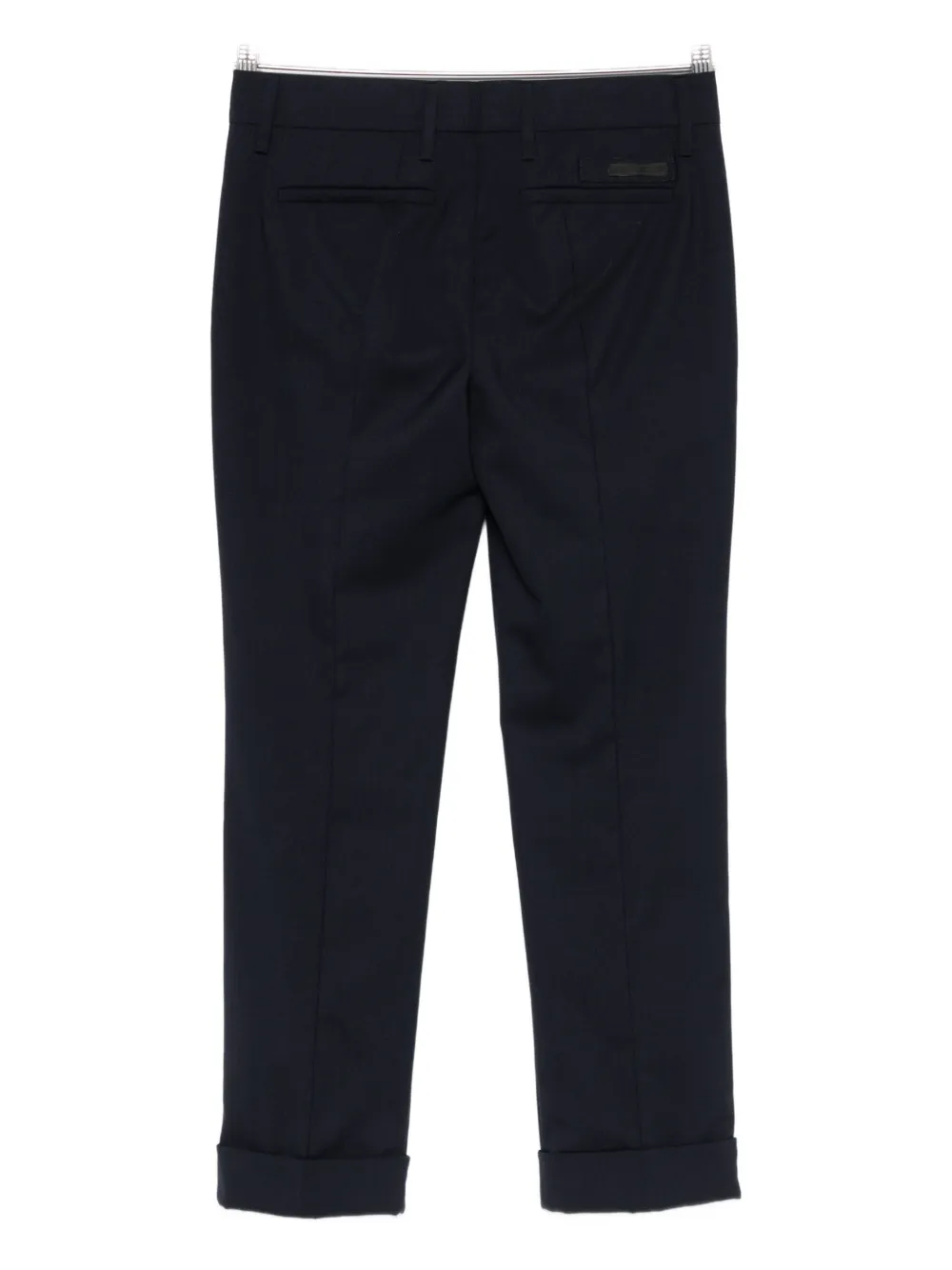 Prada concealed-fastening trousers - Blauw