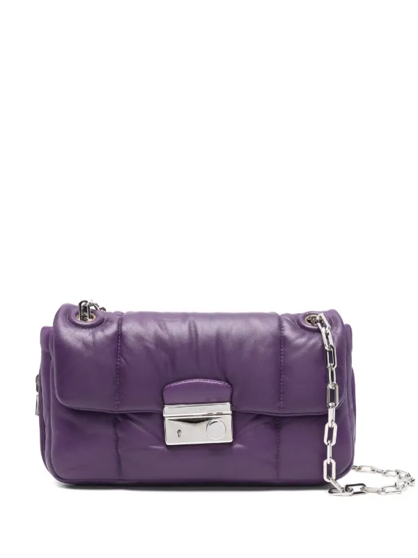 Prada チェーンストラップ ショルダーバッグ | パープル | FARFETCH JP