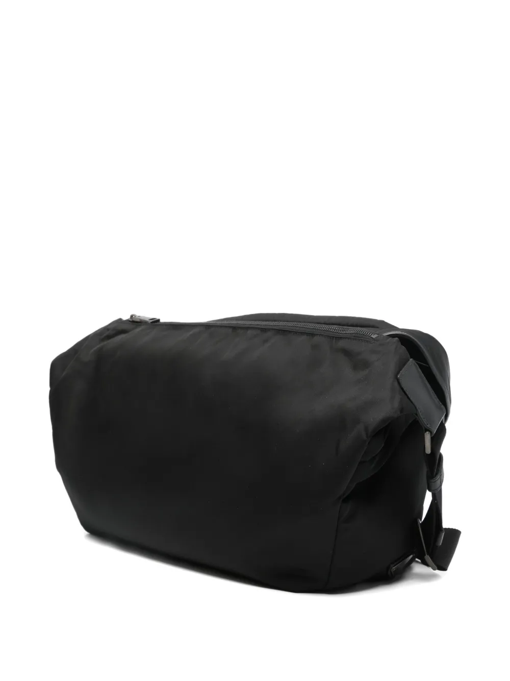 Prada Schoudertas met gesp Zwart