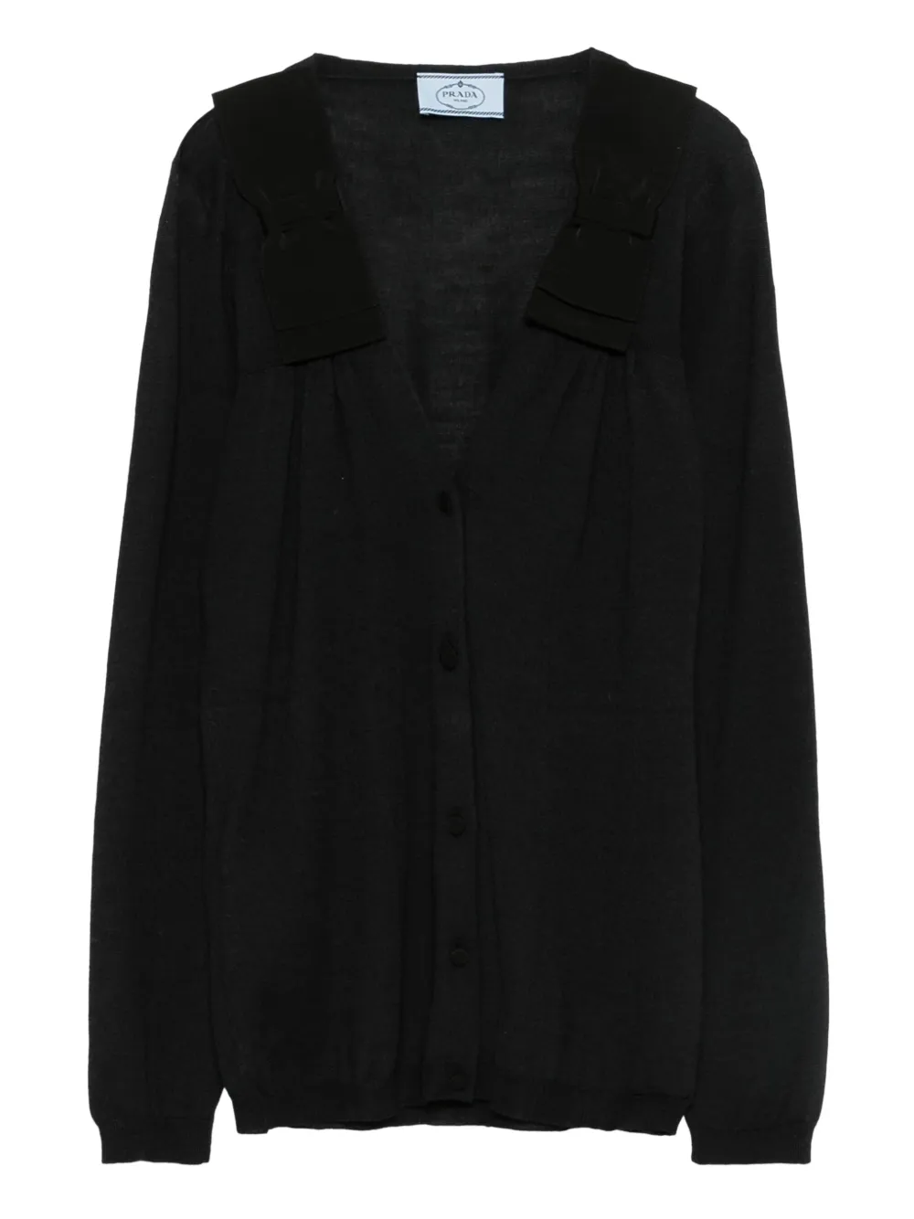 Prada fine-knit cardigan | Blue | Image 1
