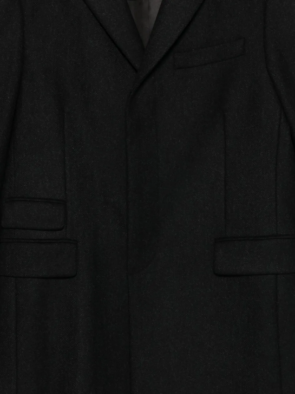 Prada Jas met zakken en knopen Grijs