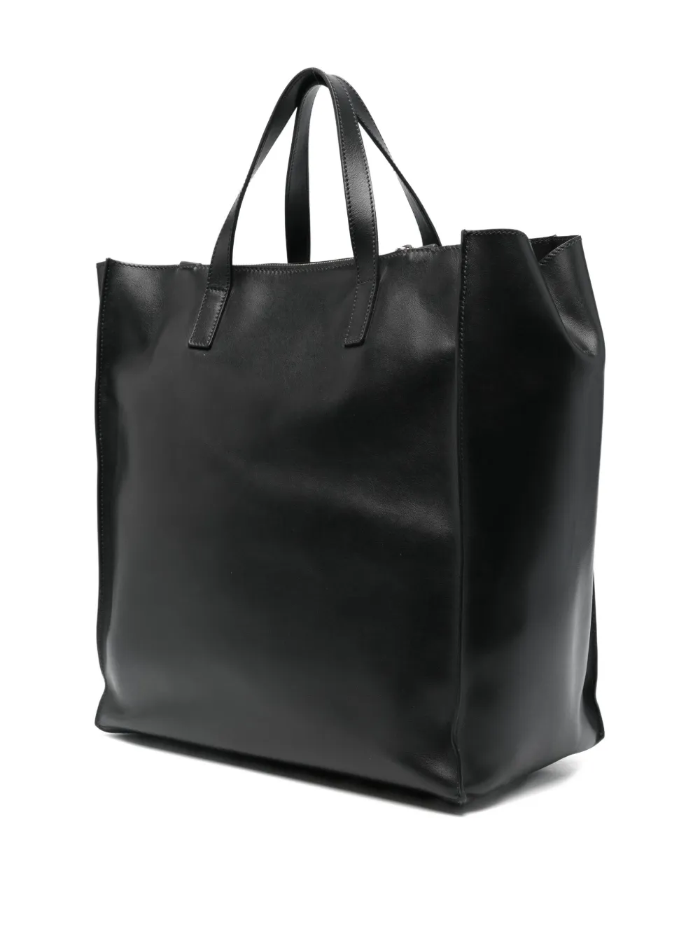 Prada Leren shopper Zwart