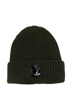 ぴ*ん様 美品 cp company COTTON GOGGLE BEANIE C.P. Company Cotton Goggle Beanie Bronze Brown Men's - US