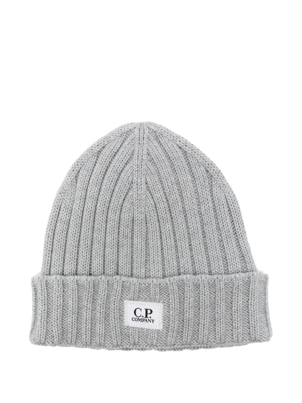 C.P. Company ribbed-knit beanie | Grey | Image 1