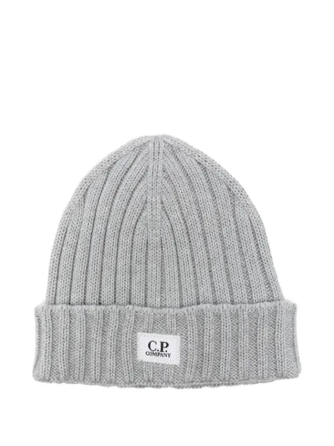 C.P. Company gorro tejido de canalé