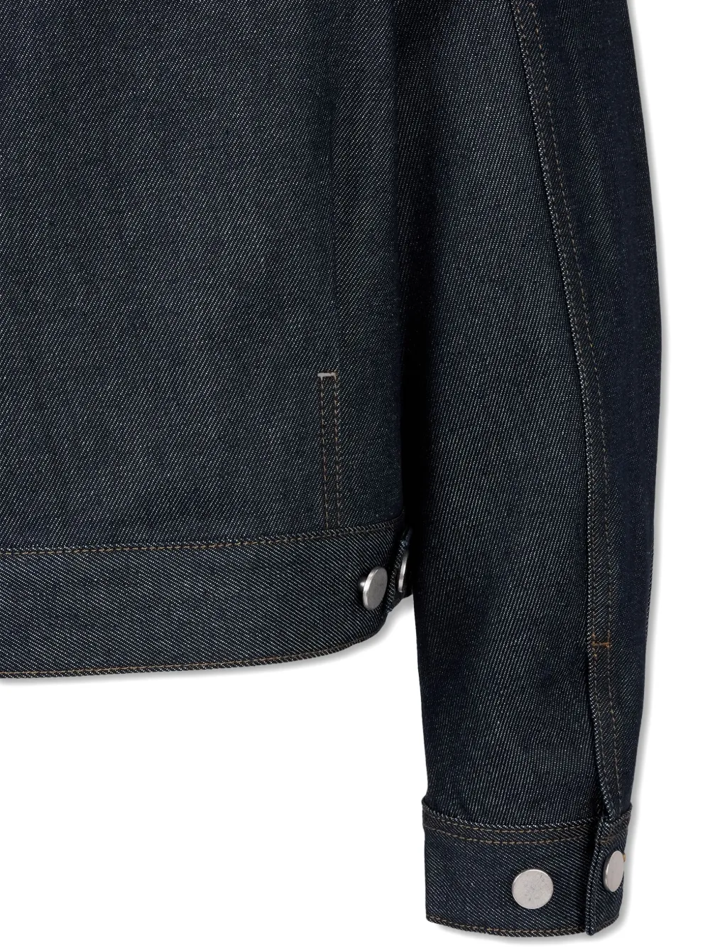 Studio Tomboy Pocketed Denim Jacket In Blue