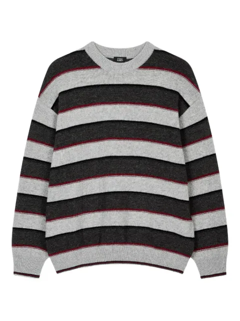 STUDIO TOMBOY multi-stripes wool-blend sweater