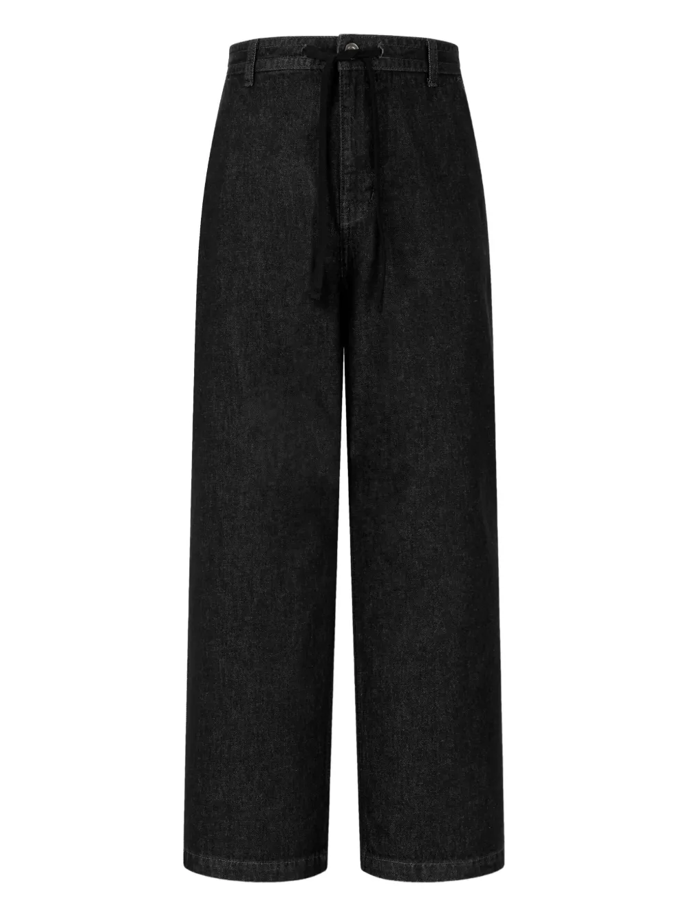 STUDIO TOMBOY drawstring straight-leg jeans | Black | Image 1