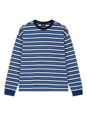 GOSHA RUBCHINSKIY Striped long-sleeve T-shirt | Blue | FARFETCH