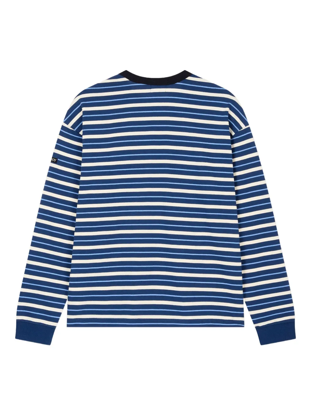 Studio Tomboy Striped Long-sleeved T-shirt In Blue