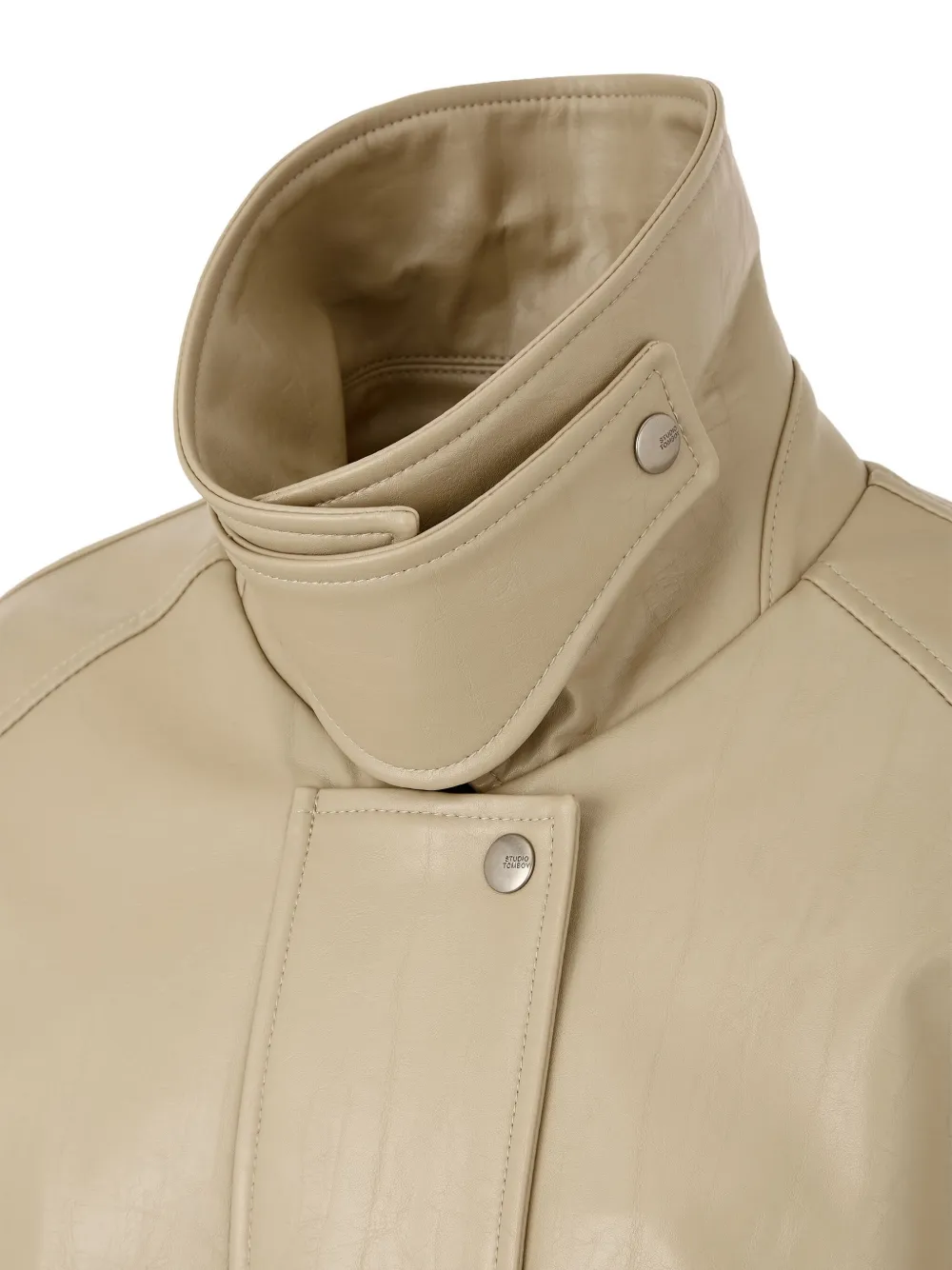 Studio Tomboy Spread-collar Jacket In Neutral