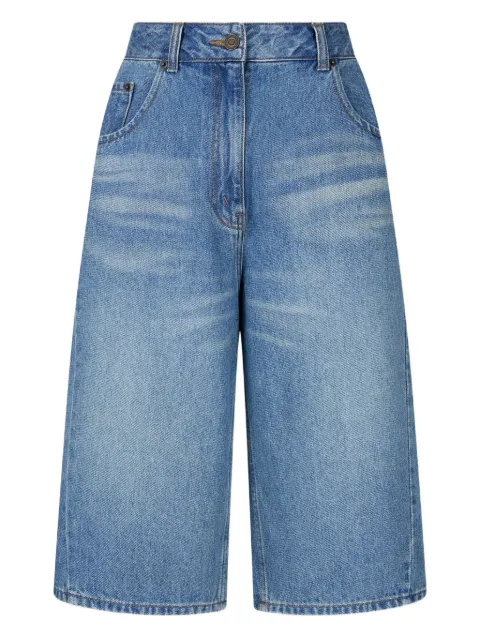 STUDIO TOMBOY buttoned denim cropped jeans