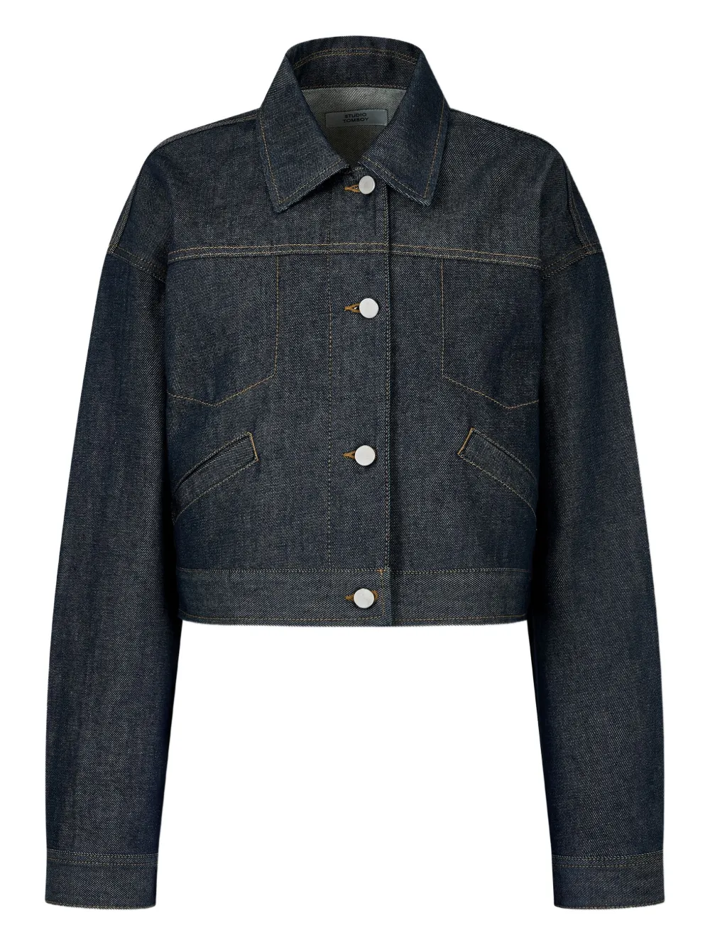 Studio Tomboy Button-fastening Denim Jacket In Blue