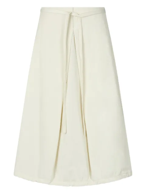 STUDIO TOMBOY pleated midi A-line skirt