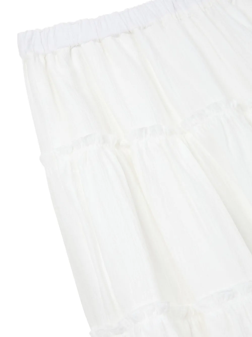 Studio Tomboy Tiered Maxi Skirt In White