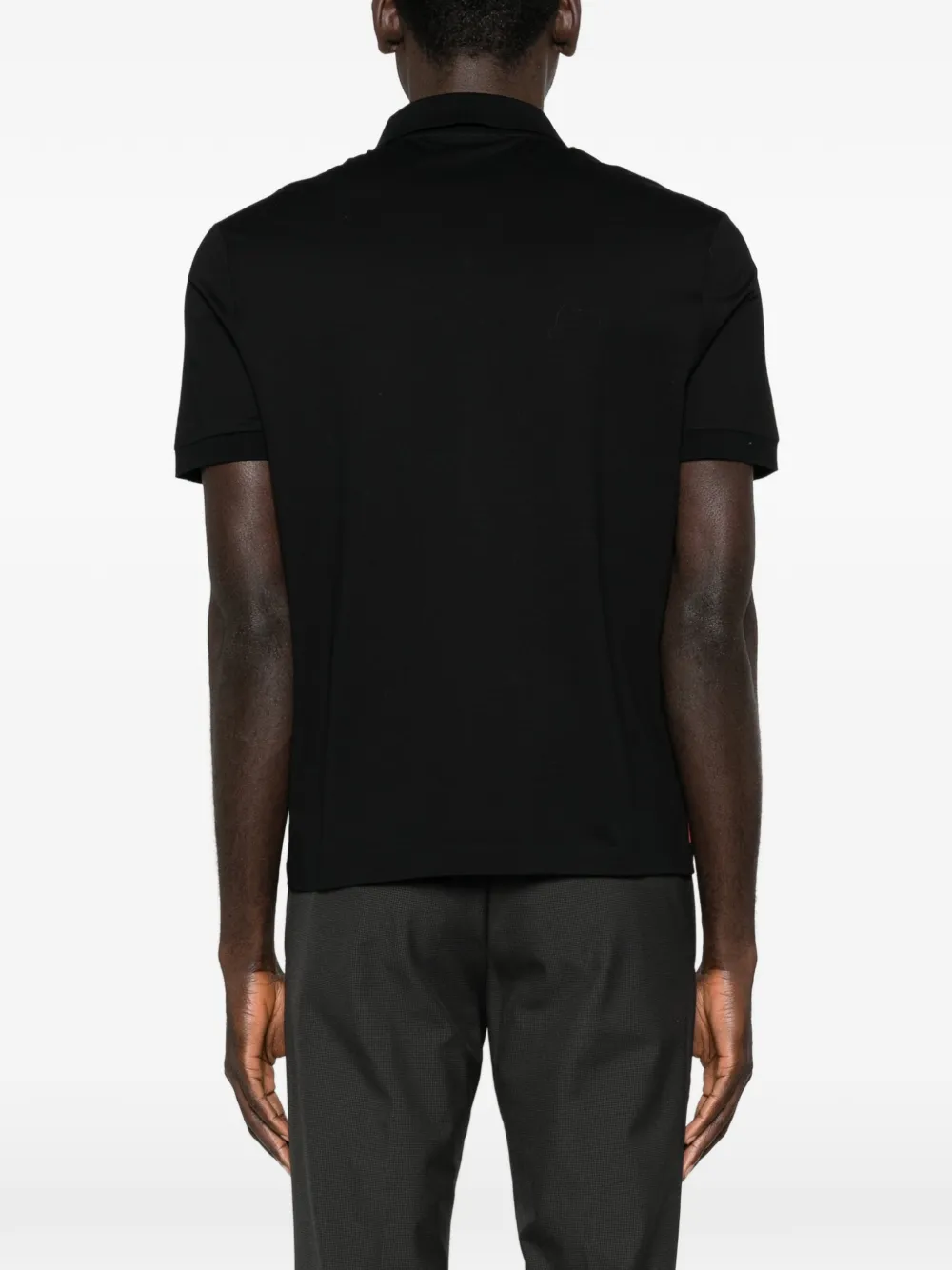 Prada Poloshirt met borstzak Zwart