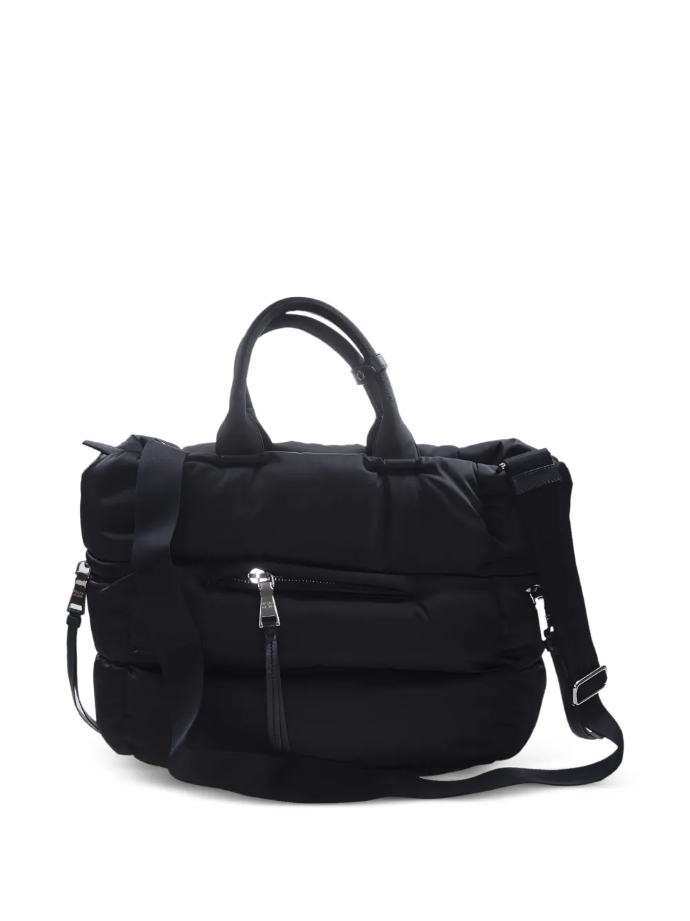 Prada Quilted Shoulder Bag In Black