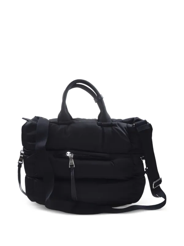 PRΑdA キルティングショルダーバッグ ブラック Prada キルティング ショルダーバッグ | ブラック | FARFETCH JP