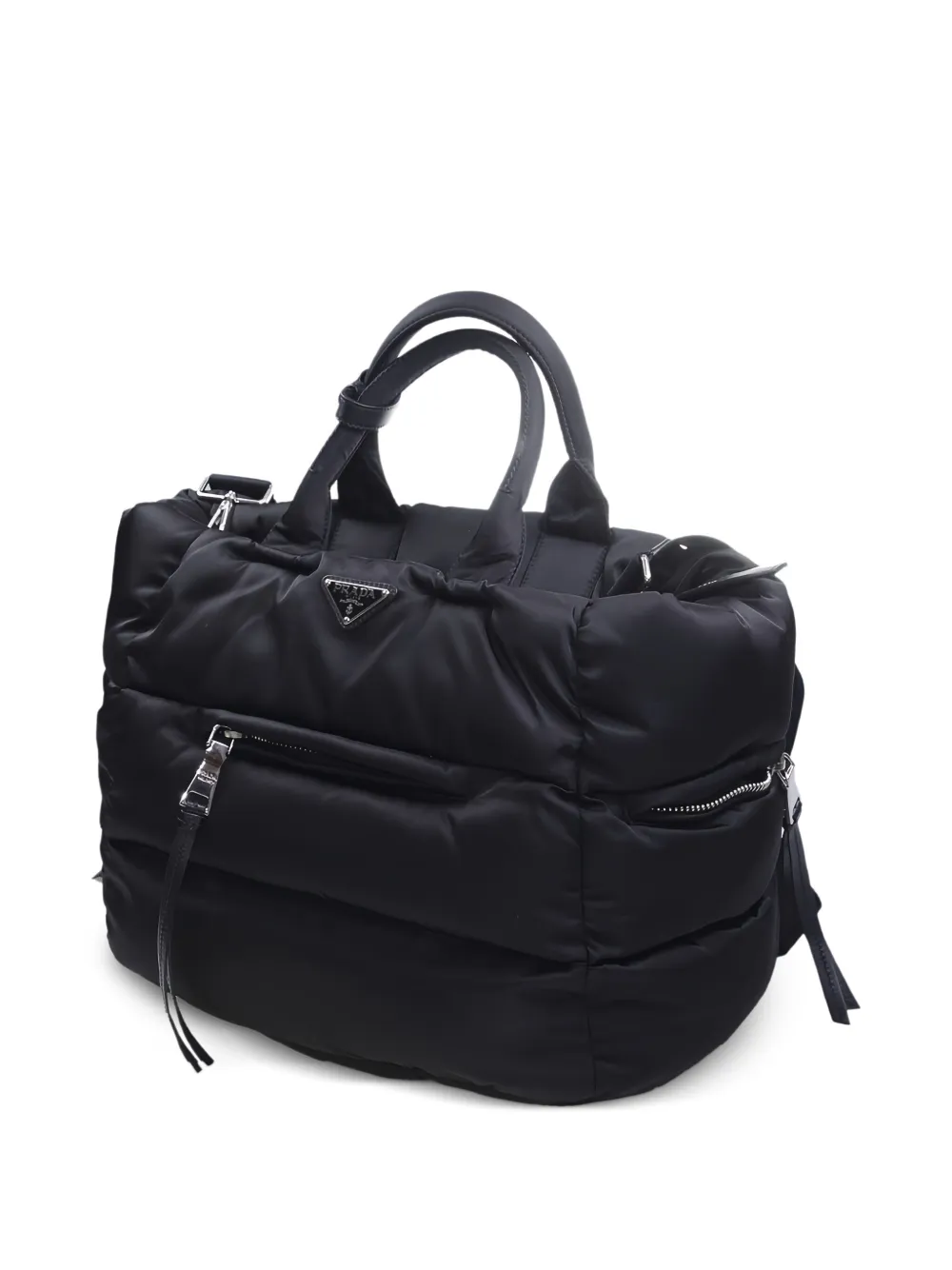 Prada Quilted Shoulder Bag In Black