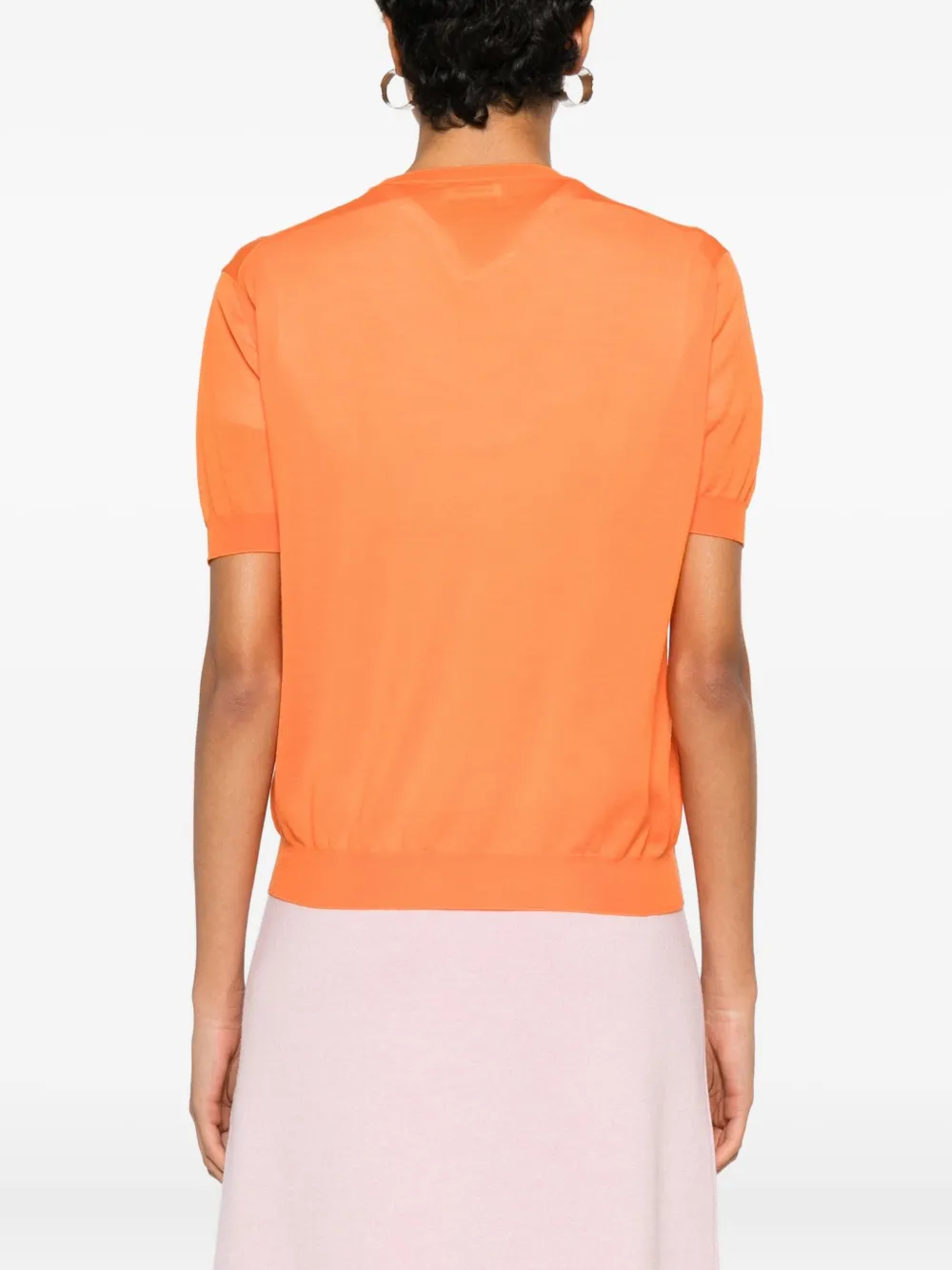 Prada Short-sleeve T-shirt In Orange