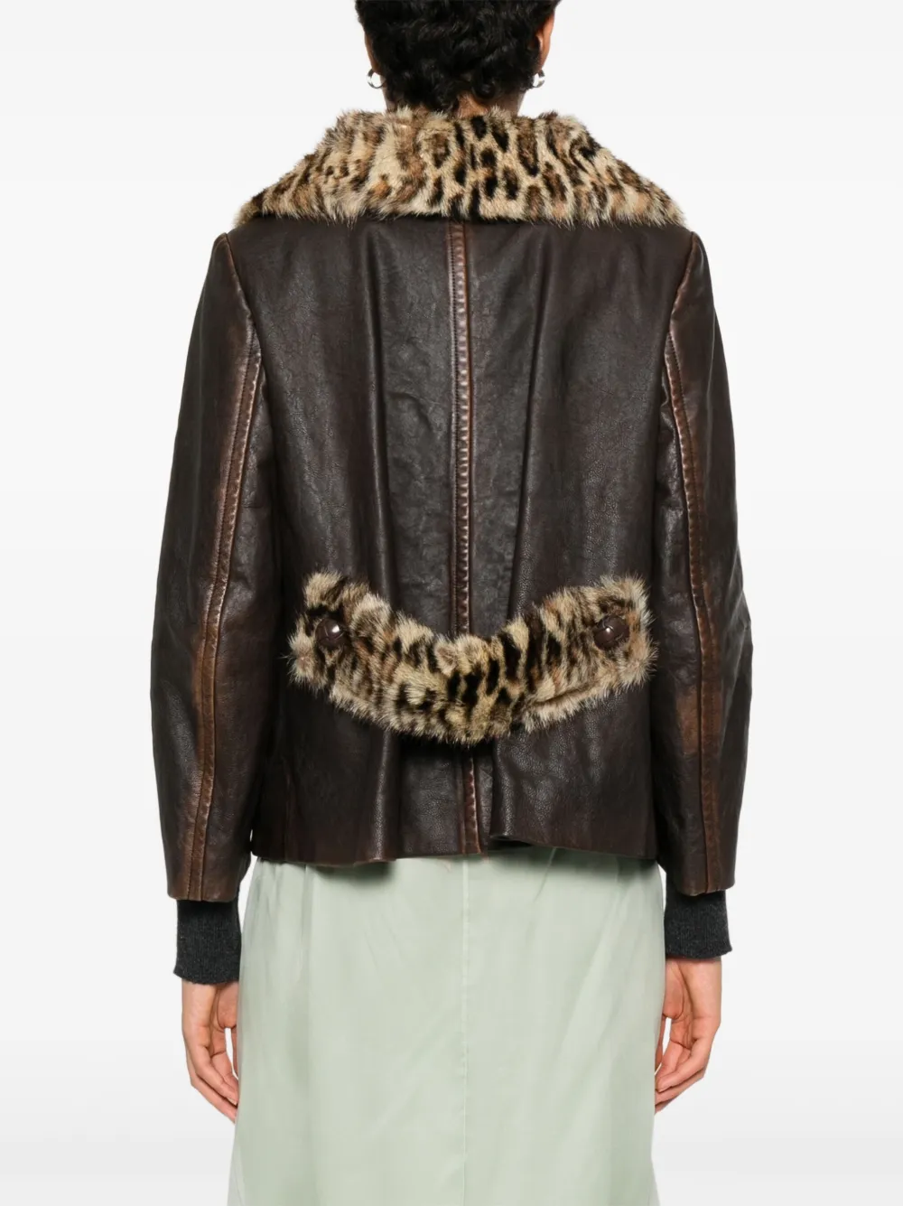 Prada Jack met knoopsluiting Bruin
