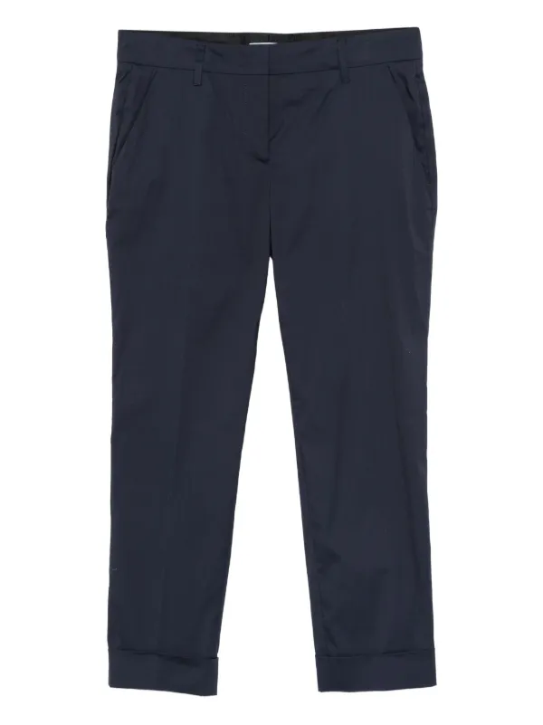 Prada Cuffed Pants in Blue
