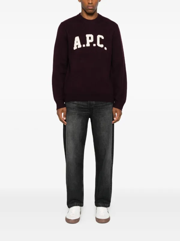 A.P.C. ストレートジーンズ | ブラック | FARFETCH JP