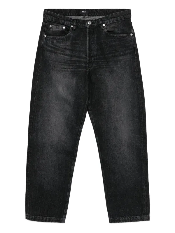 A.P.C. ストレートジーンズ | ブラック | FARFETCH JP