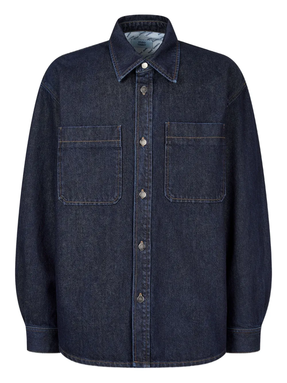 STUDIO TOMBOY patch-pocket denim jacket | Blue | Image 1
