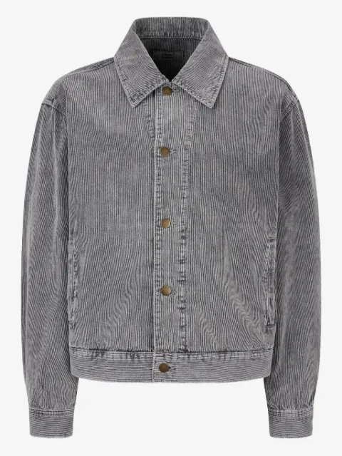 TOMBOY corduroy button-fastening shirt jacket
