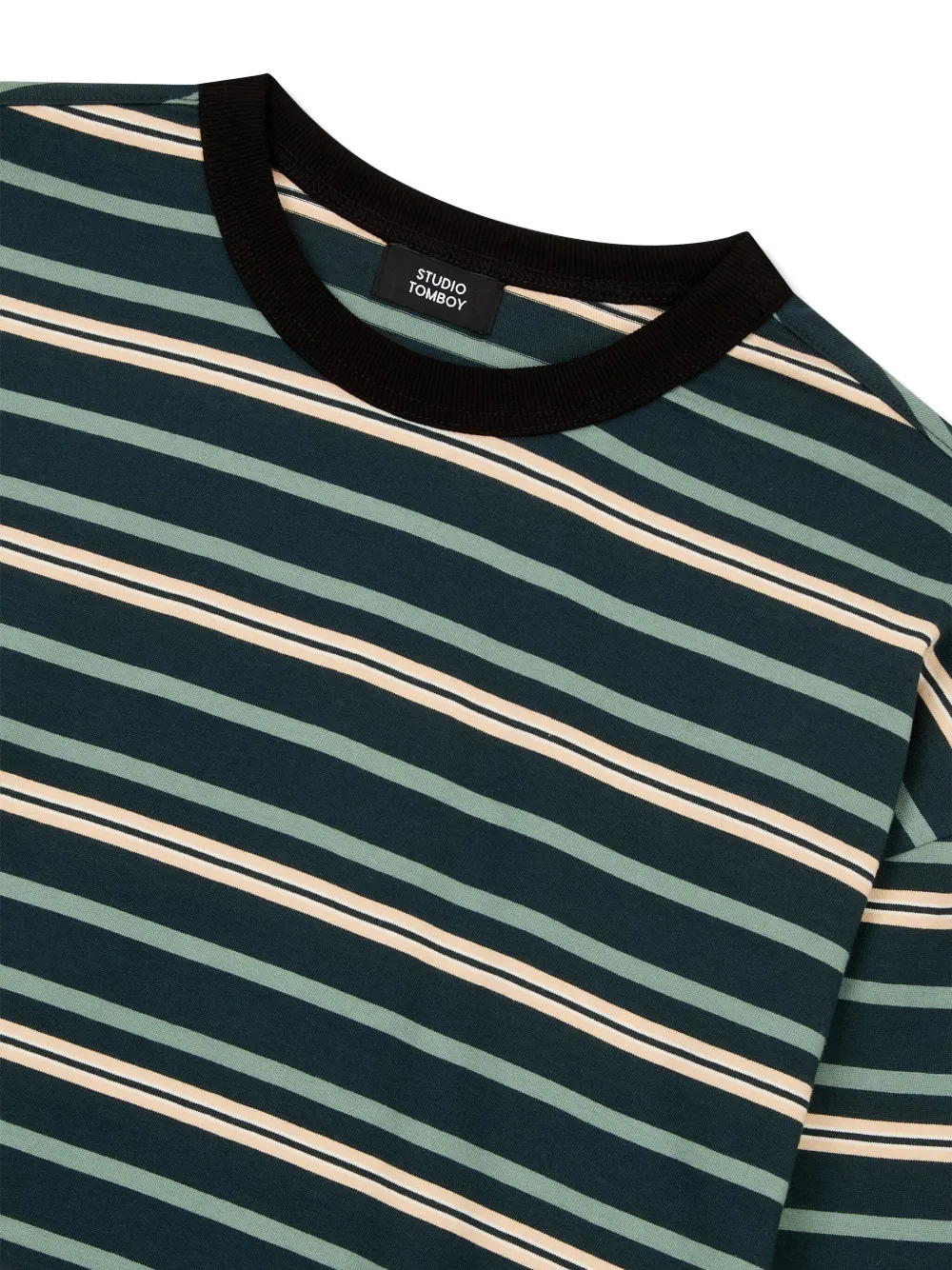 Studio Tomboy Stripe Long-sleeved T-shirt In Multi