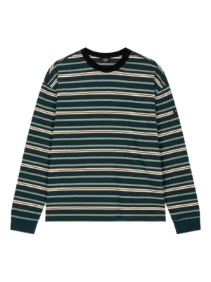 GOSHA RUBCHINSKIY Striped long-sleeve T-shirt | Black | FARFETCH IN