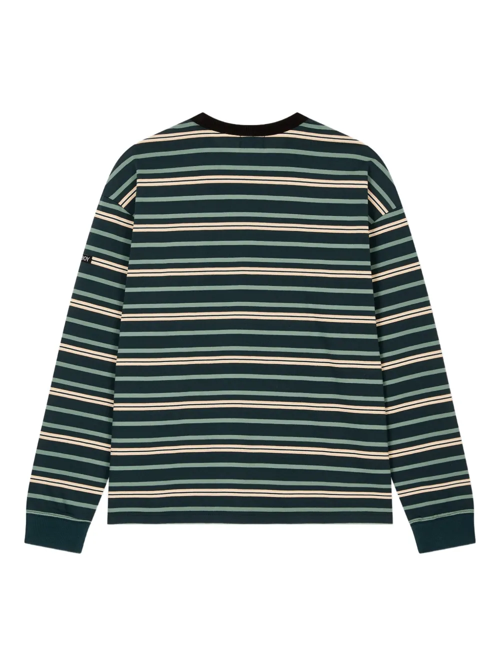 STUDIO TOMBOY stripe long-sleeved T-shirt - Groen