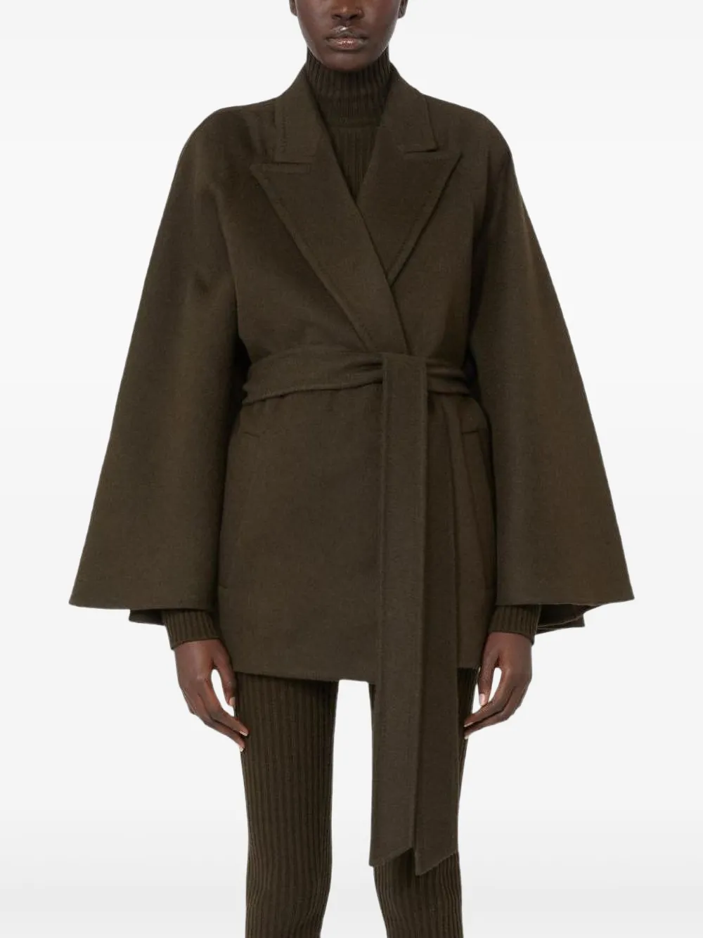 Max Mara belted coat | Green | Image 1