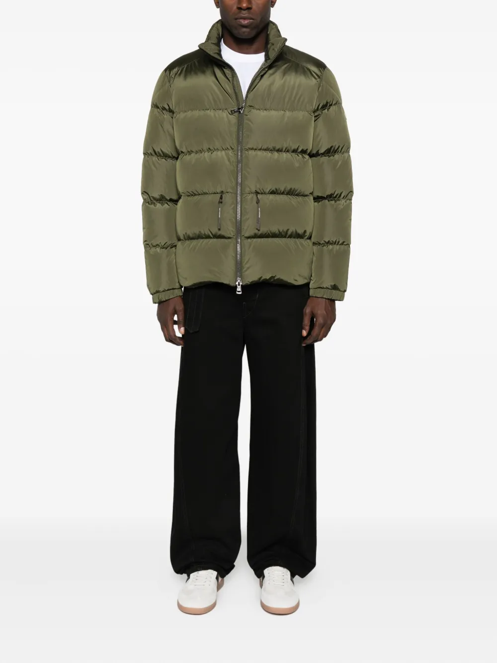 Moncler Gewatteerde jas - Groen