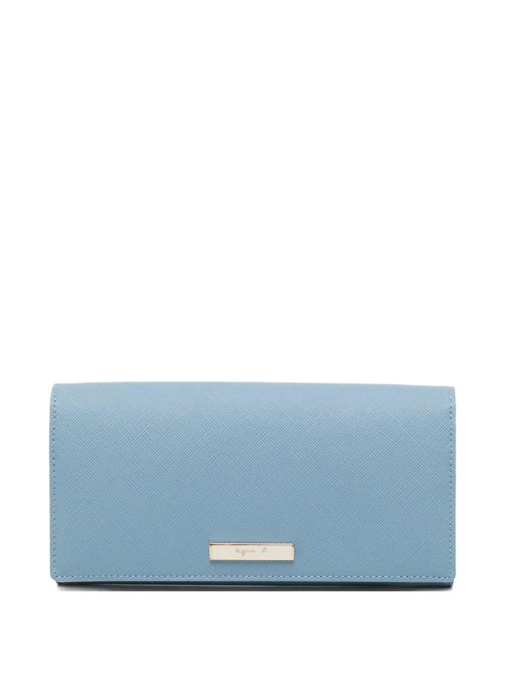 agnès b.  logo-plated wallet | Blue | Image 1