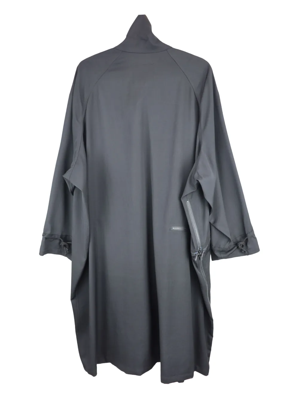 Yohji Yamamoto stand-collar zip-detail coat | Double Breasted Coats | Image 2