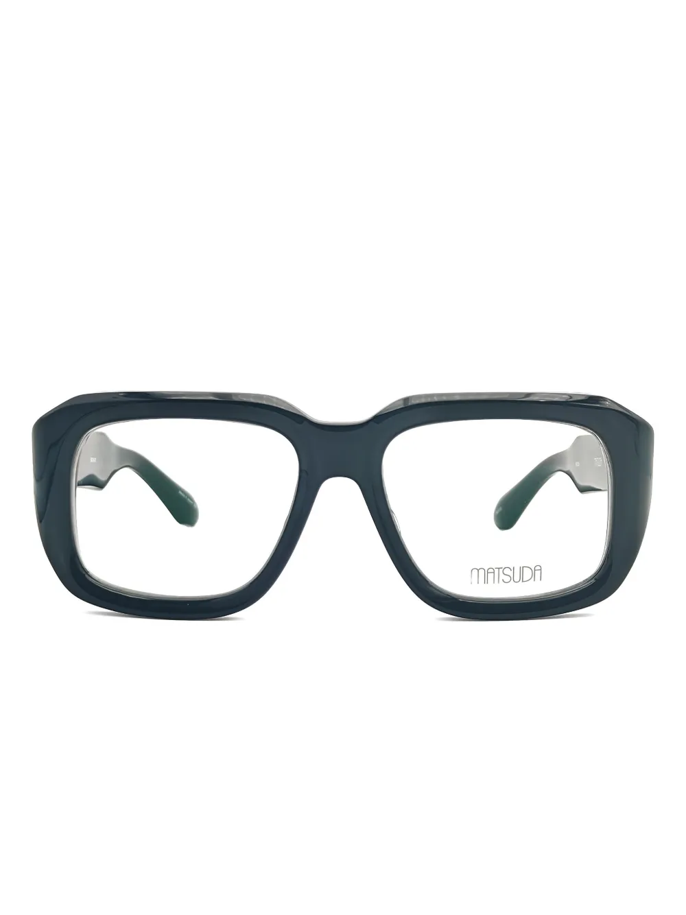 Matsuda rectangle-frame arms-detail glasses | negro | Image 1