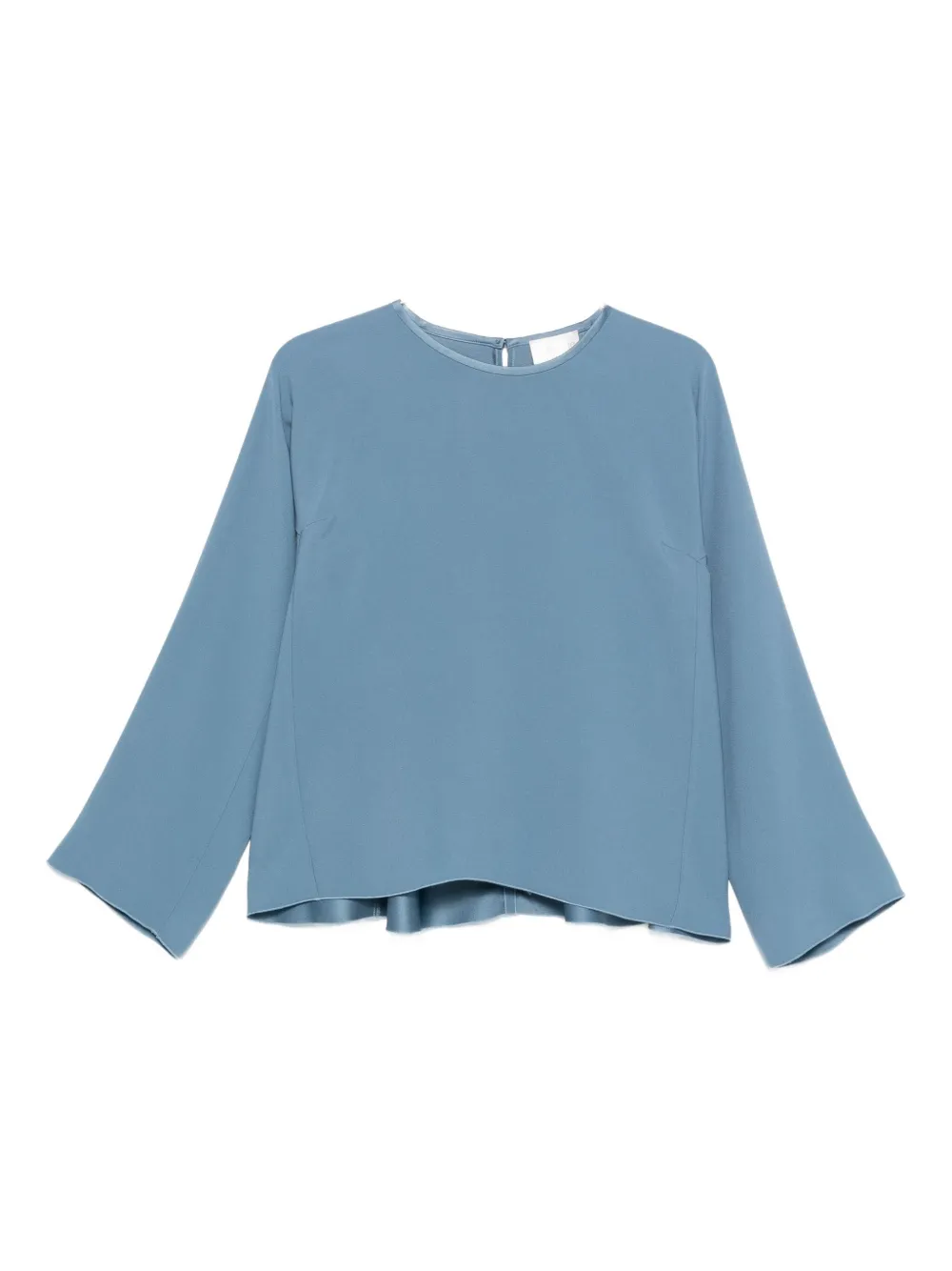Forte Forte Satin Blouse In Blue